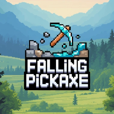 Falling Pickaxe game tile